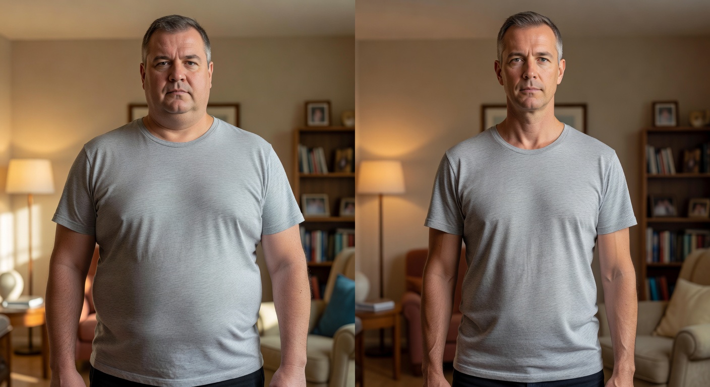 Real Trimora patient — before and after